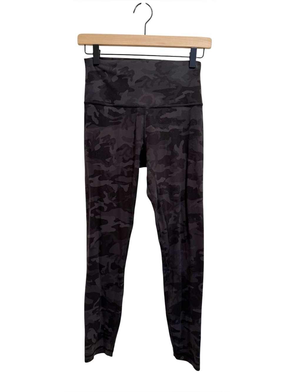 LULULEMON Align Pant 25” in Sequoia Camo Print Deep Coal Black size 6